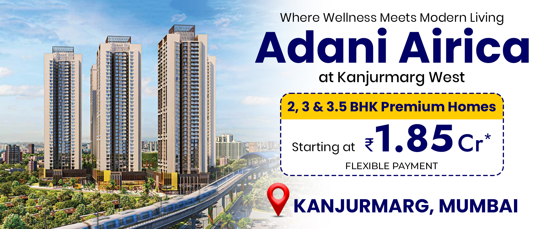 Adani Airica Full Banner